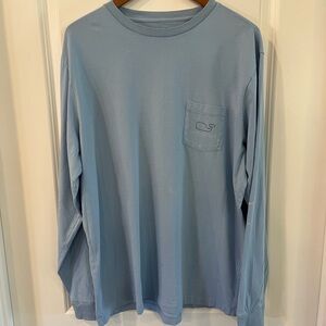 Vineyard Vines Light Blue Long Sleeve Tee